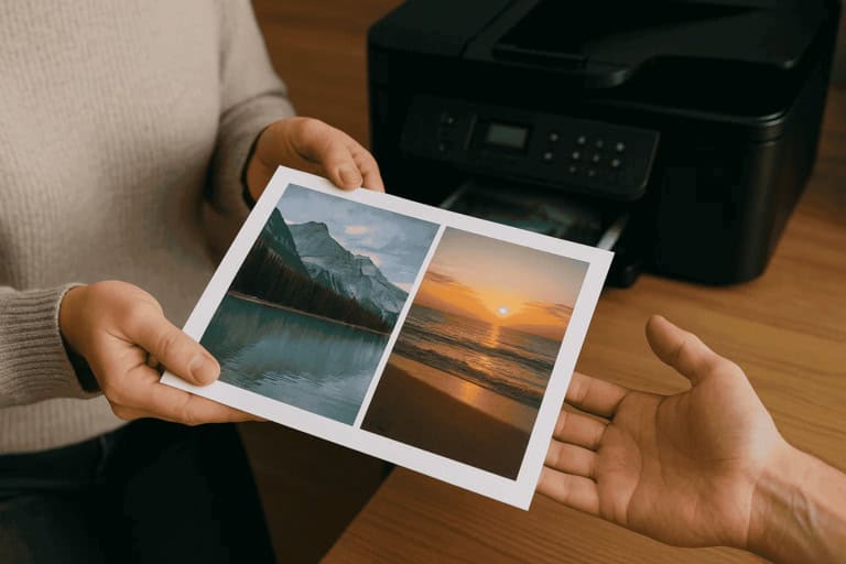 merge multiple photos into one file for easy printing and sharing