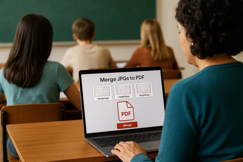 combine scanned assignments into one pdf file